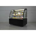 Curved glass bread display fridge showcase